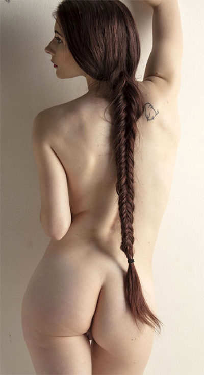 Penni Black Feather Nude Muse